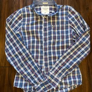 Abercrombie & Fitch Casual Button Down Flannel